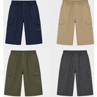M-4XL Men's Cargo Capri Shorts
