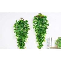 Artificial Ivy Vine Hanging Plants - 4pcs Lush Evergreen Bundle for Indoor & Outdoor Dcor