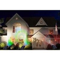 Solar LED RGB Pathway Spot Light - IP65 Weatherproof, Adjustable Head