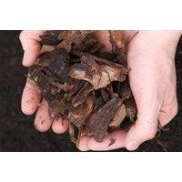 Decorative Garden Bark Mulch - Natural Spruce, 80L Bags