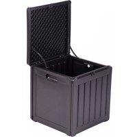 75L Weatherproof Garden Storage Box - Lightweight, Durable Outdoor Organizer