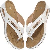 Navy UK 3-9 Orthopedic Wedge Summer Sandals with Arch Support for Women