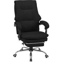 Adjustable Office Chair with Cushioned Footrest