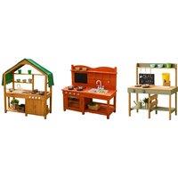 Neo Wooden Mud Kitchen with Sink & Storage - 3 Styles