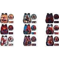 Spider Man 3-Piece Backpack, Lunch Bag & Pencil Case Set