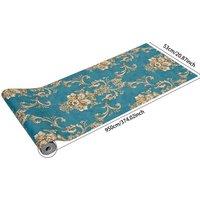 Non-Adhesive & Self-Adhesive Embossed Wallpaper Set - 2 sizes, 40 designs