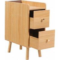 Bedside Table with Two Drawers