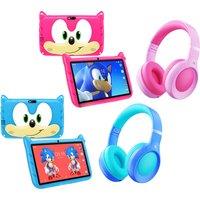 7-Inch Kids Android Tablet with Headphones Set