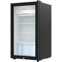 Glass Door 83L Refrigerator and 9L Freezer Box
