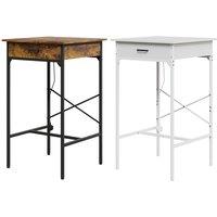Bar Table With Built-in Charging and Drawer Storage