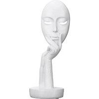 Abstract Woman's Face Resin Statue