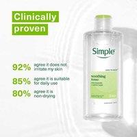 Simple Complete Skincare Bundle with Pro-Vitamin B5 & Hyaluronic Acid - Sensitive Skin Routine Set