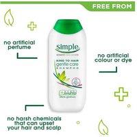 Simple Pro-Vitamin B5 Gentle Care Shampoo & Hydrating Light Moisturiser Bundle - For Sensitive Skin, Lightweight Cream & Nourishing Cleanser, 3-Pack |