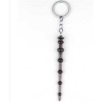 Unisex Black Harry Potter- Premium Metal Wand Keyring - Collectible Accessory, 11cm
