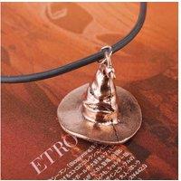 Harry Potter- Antiqued Bronze Sorting Hat Pendant Necklace - Statement Jewellery for Fans