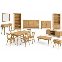 AURORA 11-Piece Set: Scandinavian Oak Lounge & Dining Collection