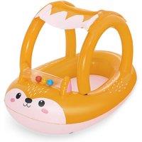 Inflatable Fox Shaded Baby Pool Float
