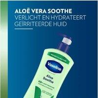 Vaseline Aloe Soothe Hydrating Body Lotion 600ml Cream - Aloe Vera, Deep Moisturising for Dry & Sensitive Skin, 2 Pack