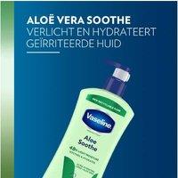 Vaseline Aloe Vera Hydrating Body Lotion 600ml - Soothing Moisturiser for Dry & Sensitive Skin, Cream Formula