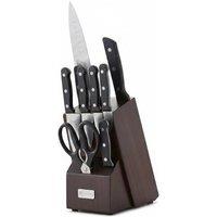 Complete 10-Piece Knife Set with Block for Culinary Precision