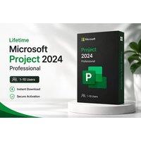 Microsoft Project 2024 Professional - Lifetime Licence, 1 -10 Users