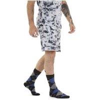 Brave Soul Polyester Blend Crew Socks 5 Pack - Embroidered Logo, Argyle & Striped Designs