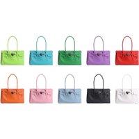 Black Women's Jelly Firkin Handbag