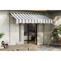 Manual Retractable Awning with Adjustable Height - 3 Colours