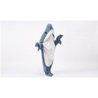 Unisex Black Shark Design Onesie Sleeping Bag
