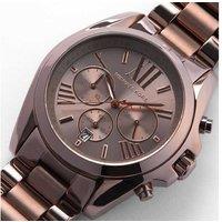 Michael Kors Ladies Chronograph Gold MK6247 Bradshaw Watch - Stainless Steel, Oversized, Water Resistant, Quartz Movement