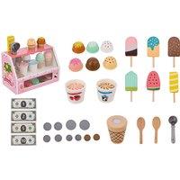 Wooden Ice Cream Counter Playset