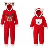 Unisex Black Matching Family Christmas Onesie Pyjamas