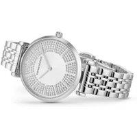 Emporio Armani AR11445 Gianni T-Bar Ladies Quartz Watch, Stainless Steel, 32mm, Water-Resistant, Luxury Design