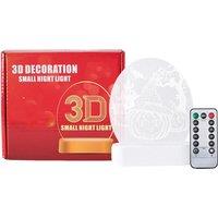 3D Halloween Acrylic Light-Up Decoration - 2 Styles