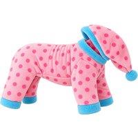 Winter Polka Dot Plush Dog Onesie with Hat