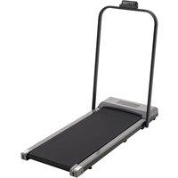 Portable Fitness Treadmill with Handrail and Remote Control