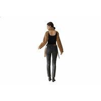 Unisex Black Zara Suede Belted Jacket