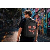 17 Inch Bluetooth LED Pixel Backpack- Display Your Own Scrolling Messages, Emojis or Patterns!