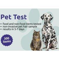 Advanced 300 Item Pet Sensitivity Hair Test for Cats and Dogs