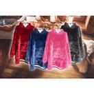 Thick Super Soft Sherpa Lined Hoodie Blanket - 4 Colours! - Pink