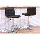 Two Cube Barstools - Black, White Or Grey!