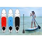 Professional Large Inflatable 10Ft Paddleboard With Accessories - Black