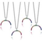 Rainbow Necklace - Silver