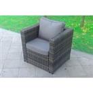 Rattan Grey Garden Armchair
