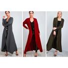 Women'S Waterfall Cardigan - Black, Cream, Charcoal And More