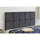 Chenille Fabric Headboard - 6 Sizes And 8 Colours