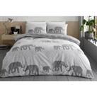 Geo Elephant Bedding Set - 2 Colours & 3 Sizes