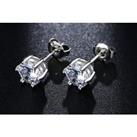 Crystal Stud Earrings Made with Fine Cut Crystals