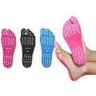 5 Pairs Barefoot Beach Sticky Soles - 3 Sizes & 3 Colours - Black