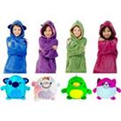 Kids' Animal Hooded Blanket - 4 Colours! - Green